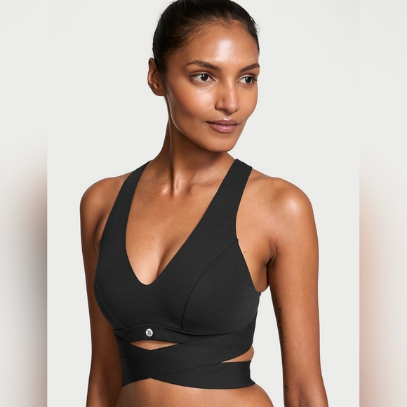 VSX -- Elevate™ Plunge Wrap Sports Bra - Picture 2 of 7